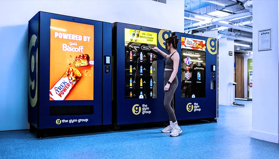 Connected Selecta machines already live at The Gym Group